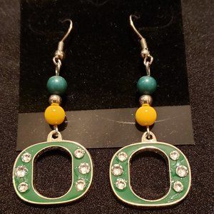 Football Fans!  Oregon Ducks earrings